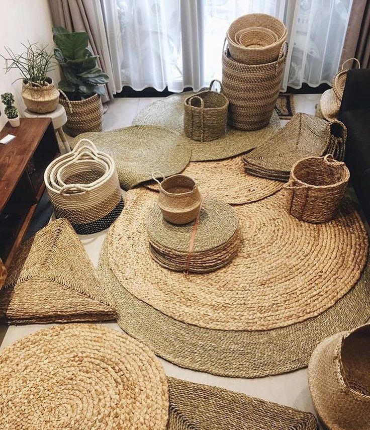 Jute Basket Weaving